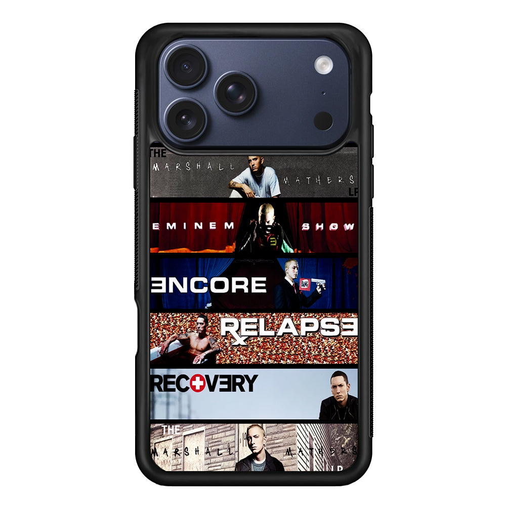 The Eminem Show Tracklist Poster iPhone 17 Pro Max Case | Slim Protective Cover for iPhone 17 Pro Max