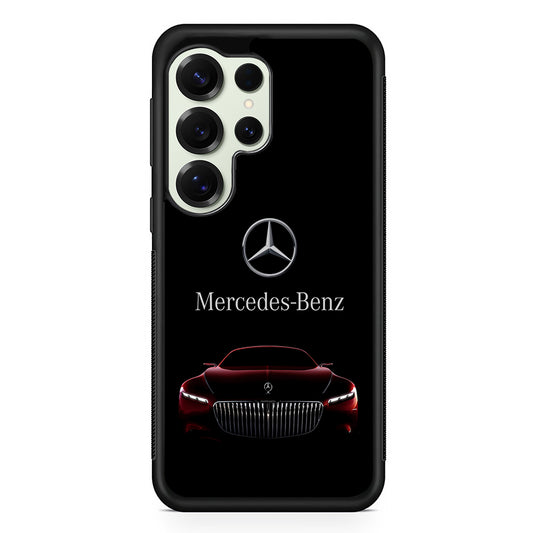 Mercedes-Benz Red Dark Aesthetic Samsung Galaxy S25 Ultra Case | Slim Rubber Case for Samsung Galaxy S25 Ultra
