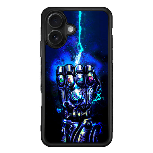Thanos Gauntlet Stick Symbol iPhone 16 Case - Oxvistore