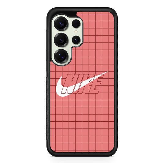 Nike Red Square Spot Samsung Galaxy S25 Ultra Case | Durable Rubber Case for Samsung Galaxy S25 Ultra