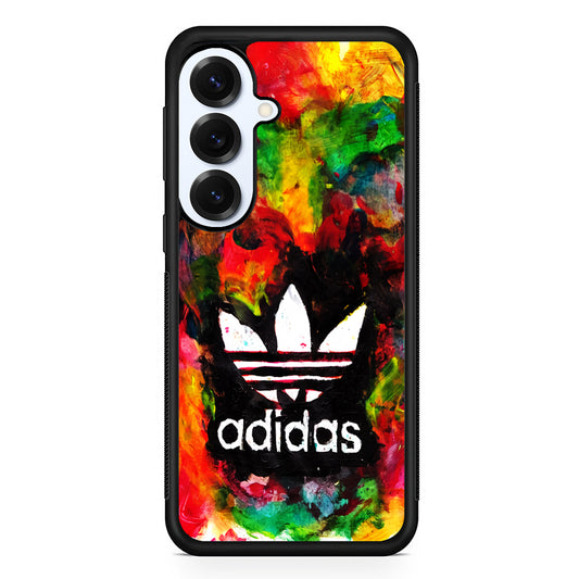 Adidas Logo Colorful Painting Samsung Galaxy S25 Plus Case | Durable Samsung Galaxy S25 Plus Phone Case