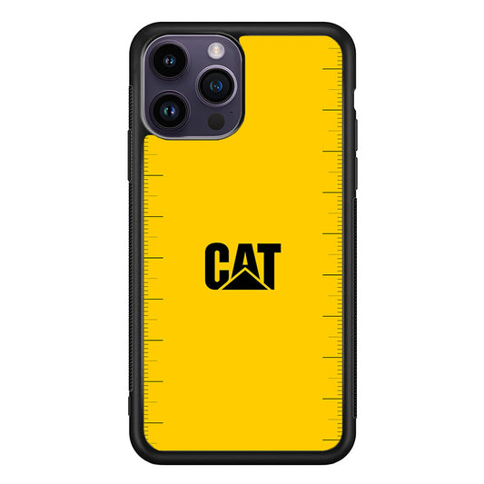 Caterpillar Logo Heavy Duty iPhone 14 Pro Max Case | Slim Rubber Case for iPhone 14 Pro Max