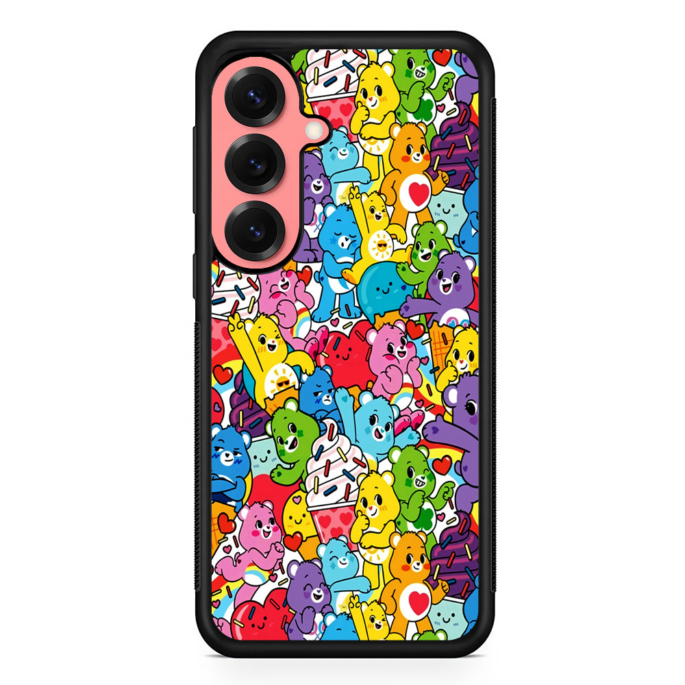 Care Bears Aesthetic Pattern Samsung Galaxy S25 Case | Protective Case for Samsung Galaxy S25