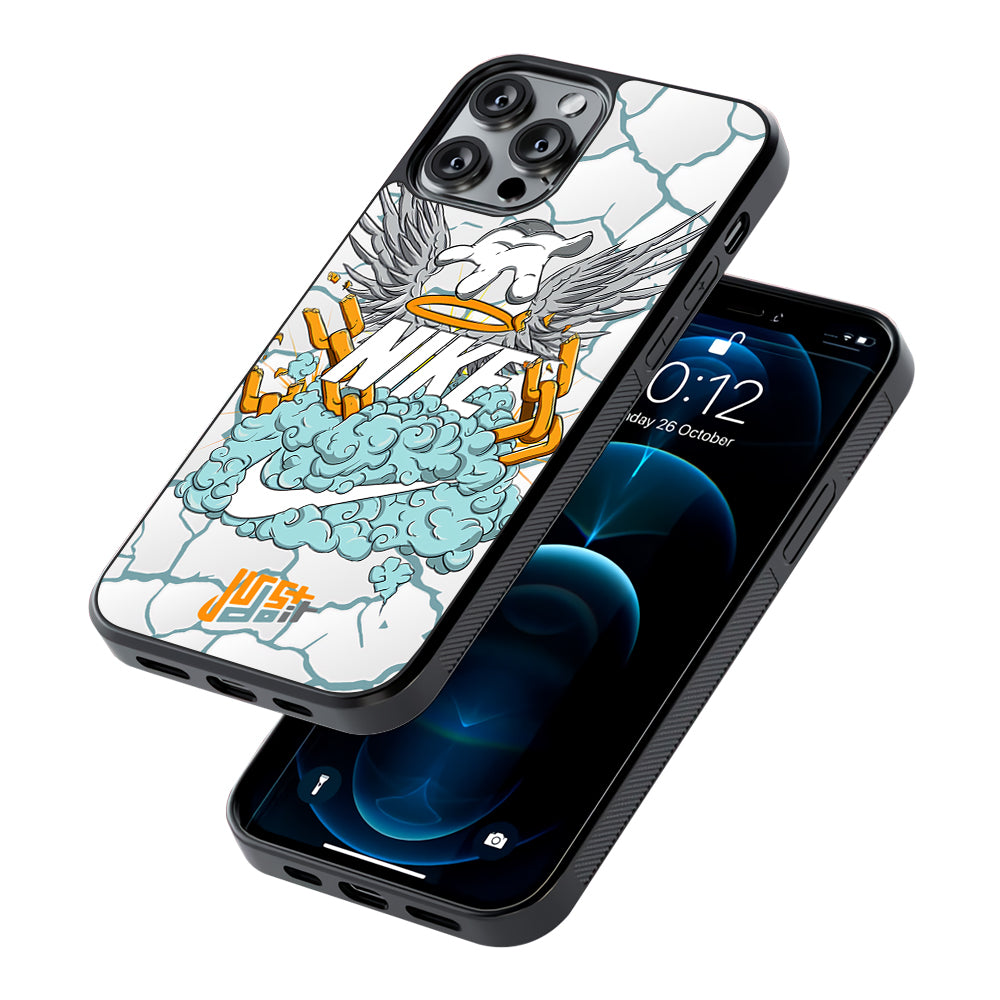 Nike Flying To The Paradise 2D Rubber Phone Case | Slim Protective Phone Case