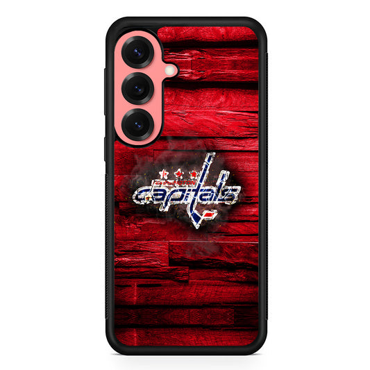 Washington Capitals Wood Samsung Galaxy S25 Case | Protective Case for Samsung Galaxy S25