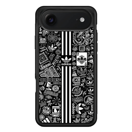 Adidas Collection Black White iPhone 17 Air Case | Protective Case for iPhone 17 Air