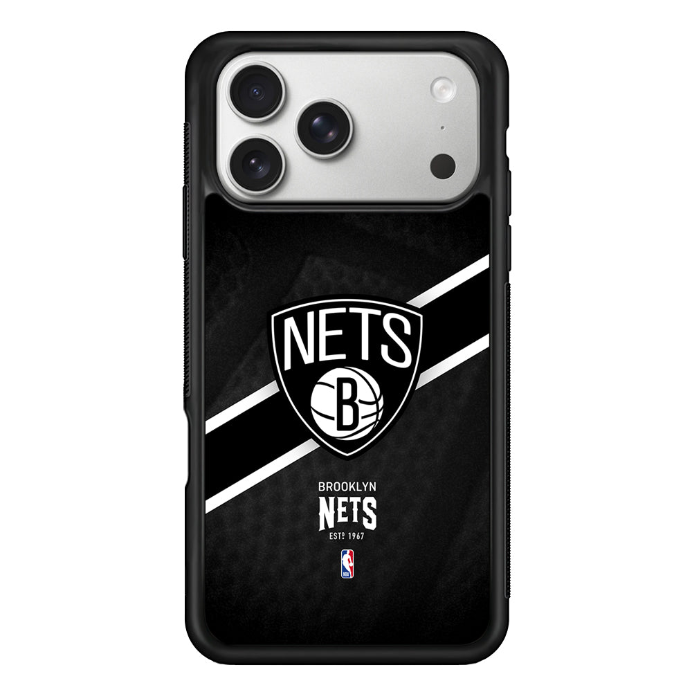 Brooklyn Nets Logo iPhone 17 Pro Case | Slim Rubber Case for iPhone 17 Pro