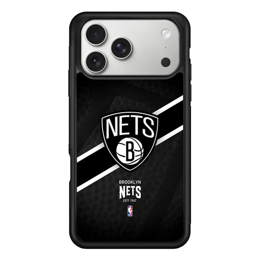 Brooklyn Nets Logo iPhone 17 Pro Case | Slim Rubber Case for iPhone 17 Pro