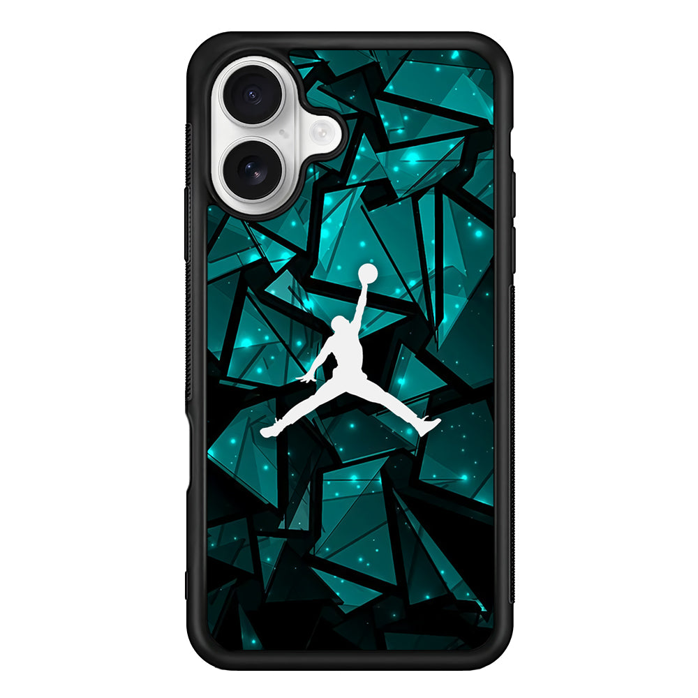 Air Jordan Shards of Crystal iPhone 16 Plus Case – Slim Fit Protective Phone Case
