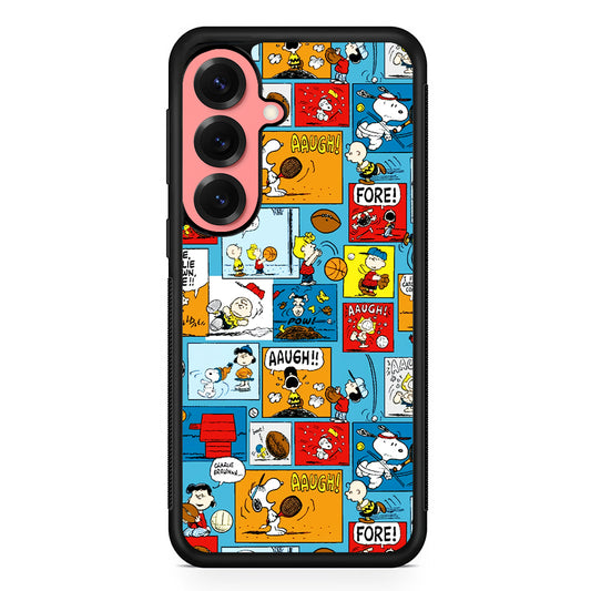 Snoopy Sport Comic Samsung Galaxy S25 Case | Protective Case for Samsung Galaxy S25