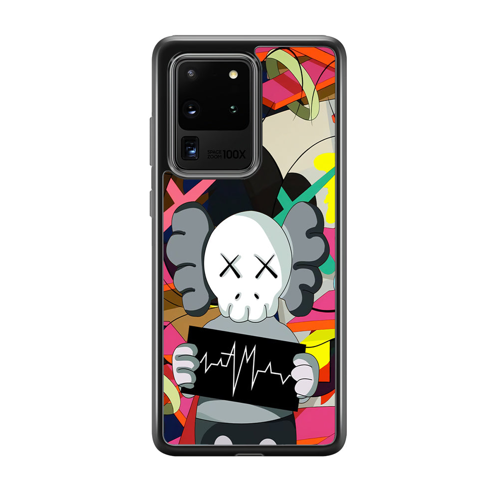 Kaws Signature to The World Samsung Galaxy S20 Ultra Case | Slim Rubber Case for Samsung Galaxy S20 Ultra