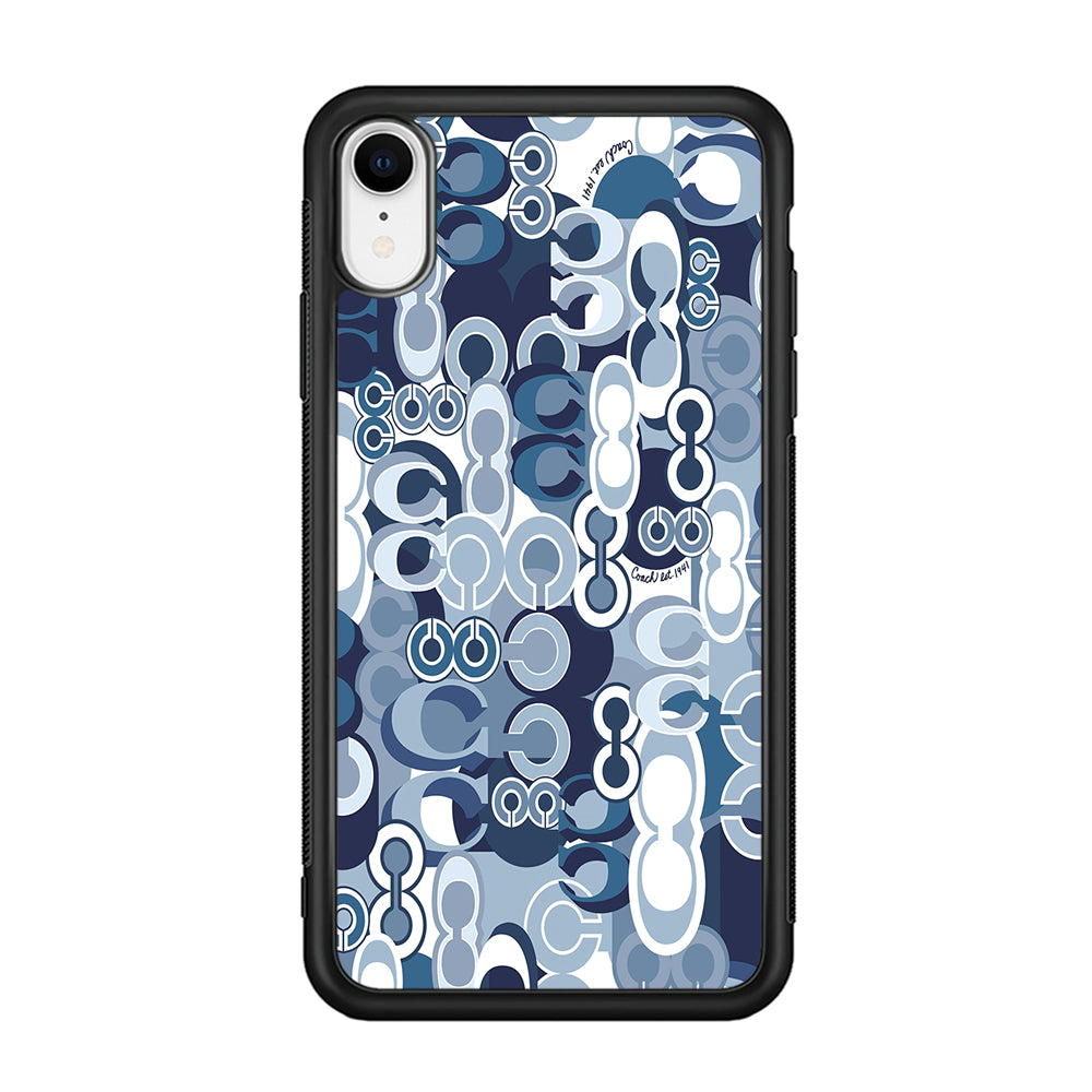 Coach Blue iPhone XR Case | Slim Rubber Case for iPhone XR