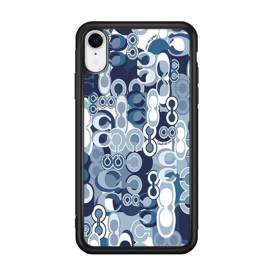 Coach Blue iPhone XR Case | Slim Rubber Case for iPhone XR