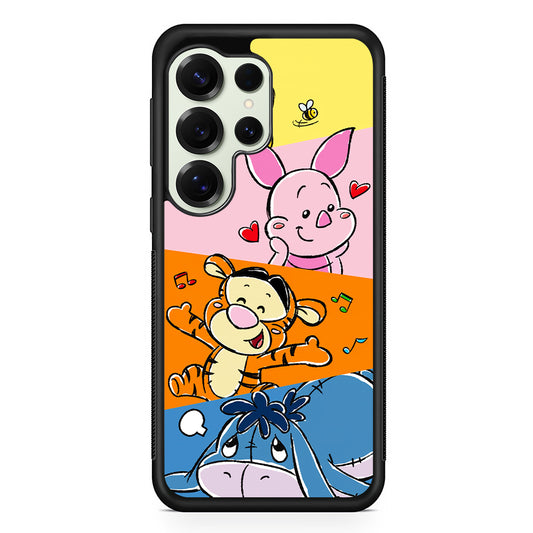 Winnie The Pooh Baby Character Samsung Galaxy S25 Ultra Case | Durable Rubber Case for Samsung Galaxy S25 Ultra