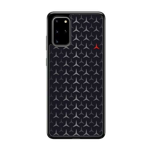 Mercedes-Benz Logos Pattern Samsung Galaxy S20 Plus Case | Slim Rubber Case for Samsung Galaxy S20 Plus