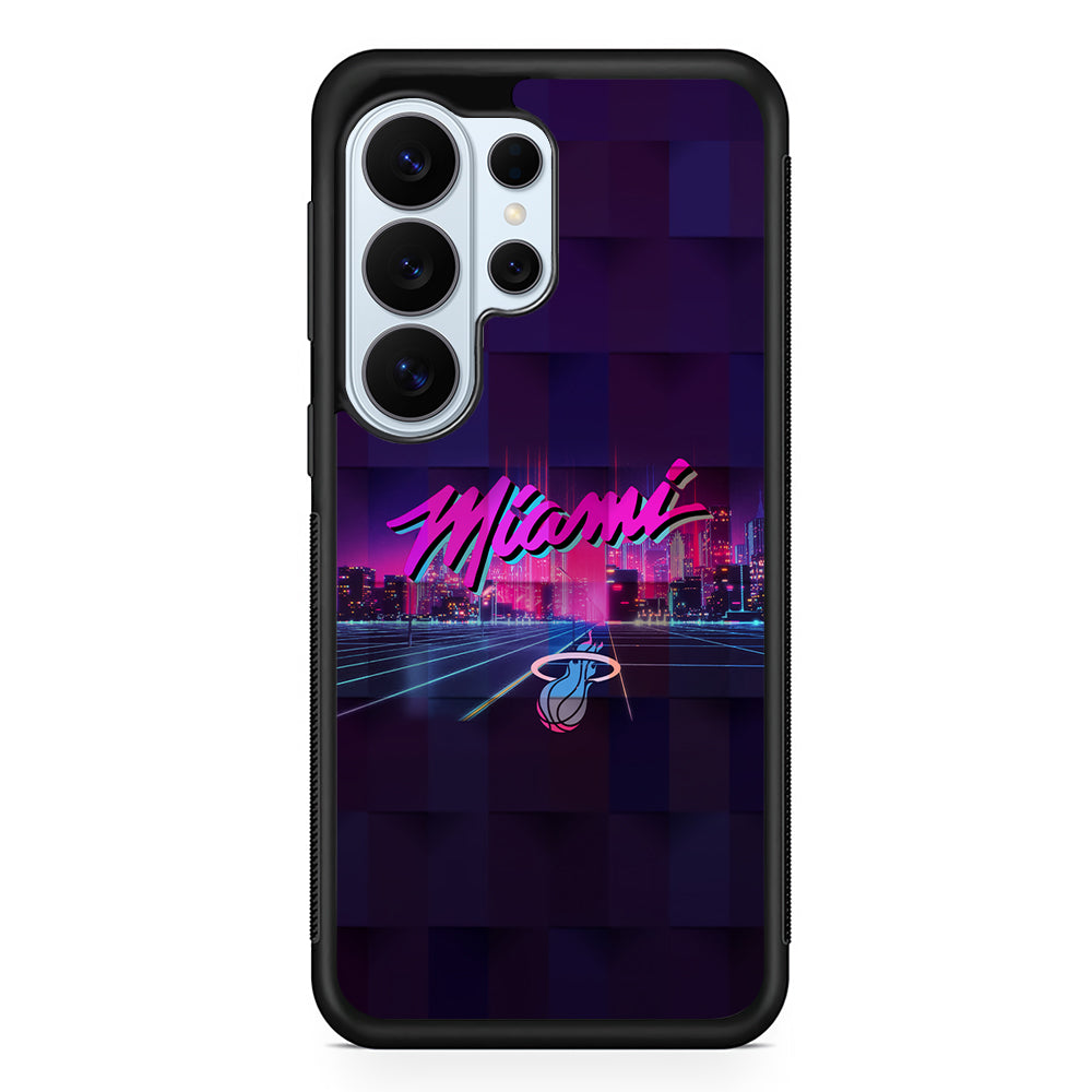 Miami Heat Logo Samsung Galaxy S26 Ultra Case | Protective Phone Cover