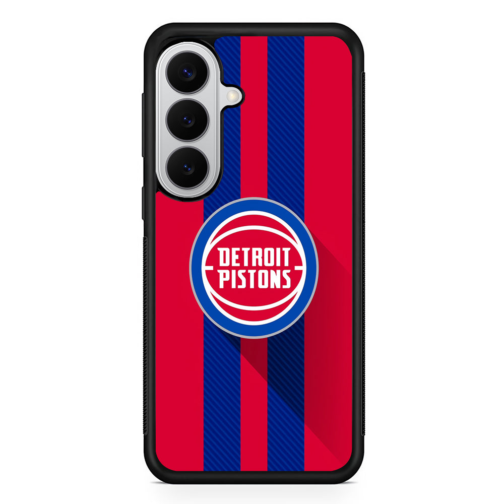 Detroit Pistons Logo Samsung Galaxy S26 Case | Protective Rubber Cover
