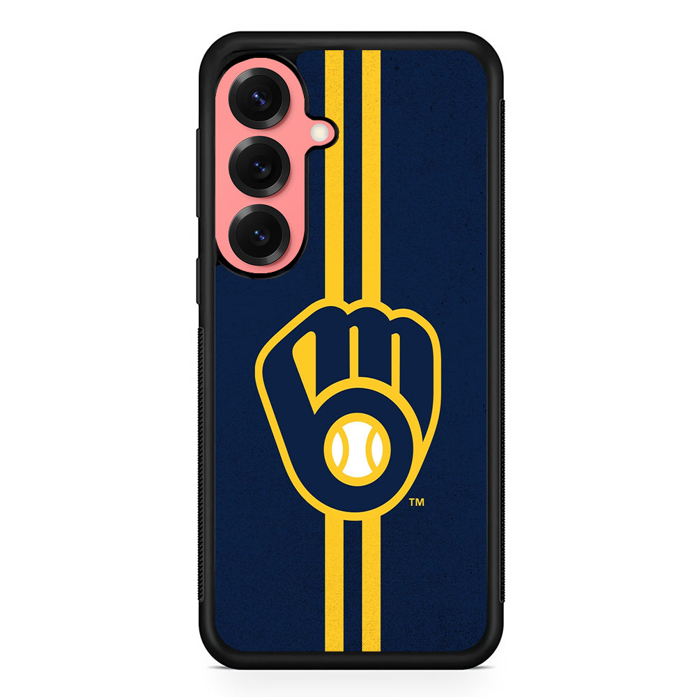 Milwaukee Brewers Logo Samsung Galaxy S25 Case | Protective Case for Samsung Galaxy S25