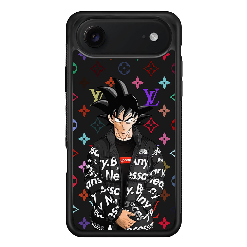 Louis Vuitton Goku Hypebeast iPhone 17 Air Case | Slim Rubber Case for iPhone 17 Air