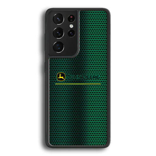 John Deere Luxury Hexagon Samsung Galaxy S23 Ultra Case | Slim Rubber Case for Samsung Galaxy S23 Ultra