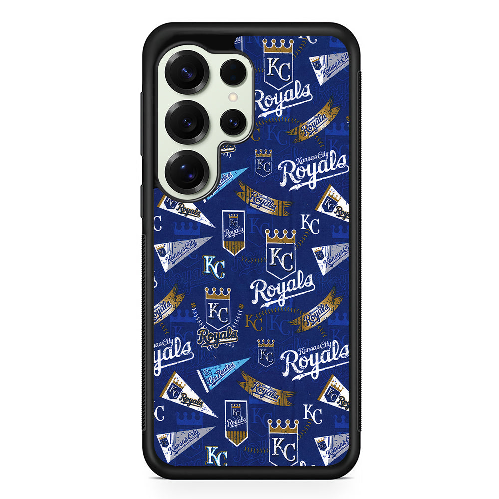Kansas City Royals Retro Samsung Galaxy S25 Ultra Case | Durable Rubber Case for Samsung Galaxy S25 Ultra
