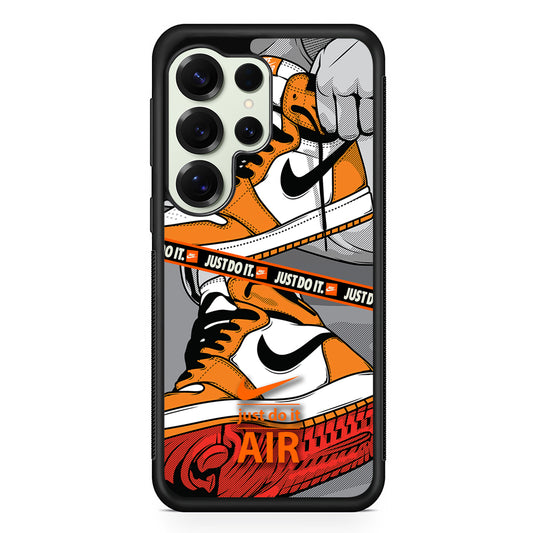 Nike Close Up The Sneaker Samsung Galaxy S25 Ultra Case | Durable Rubber Case for Samsung Galaxy S25 Ultra