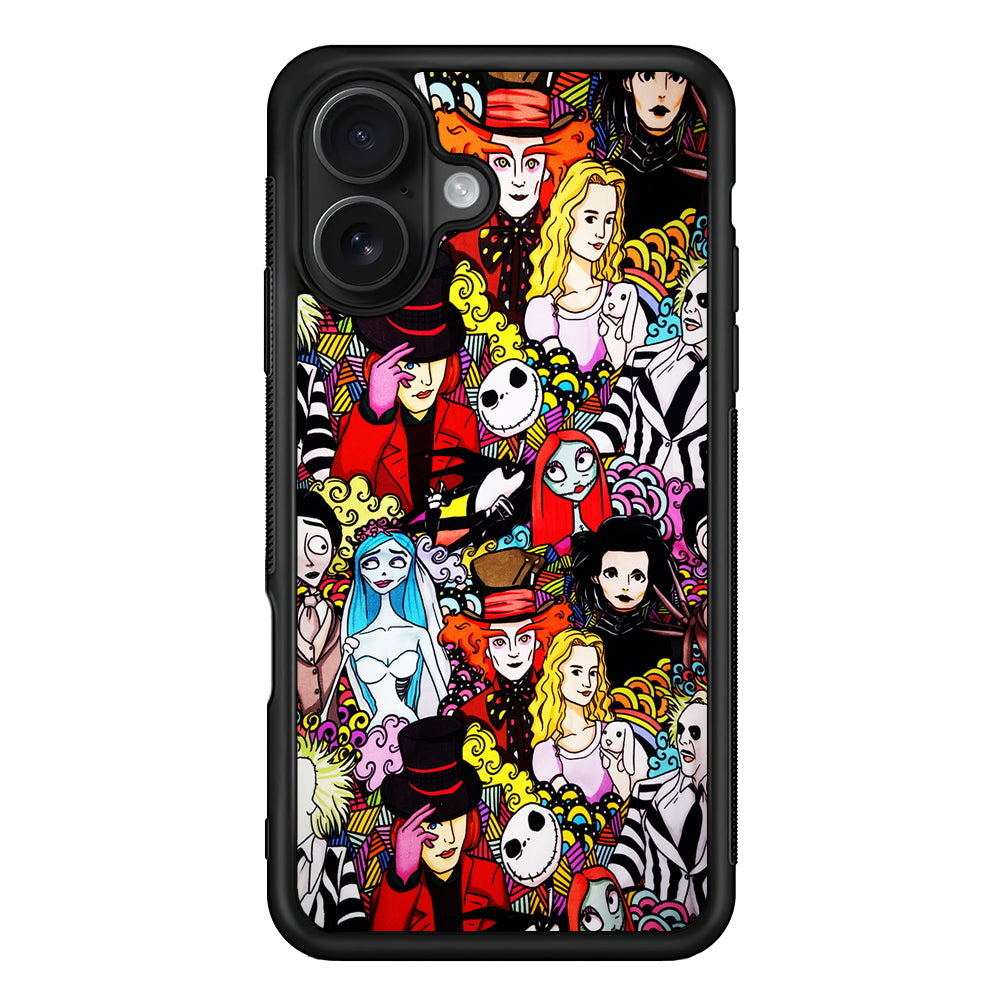Alice in Wonderland Art iPhone 16 Case - Oxvistore