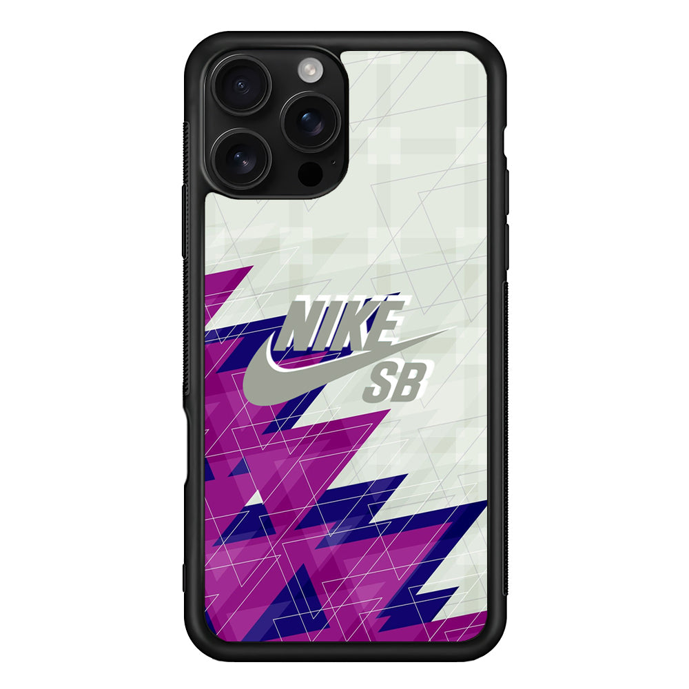 Nike SB Triangle Patern iPhone 16 Pro Case - Stylish Protective Cover for iPhone 16 Pro