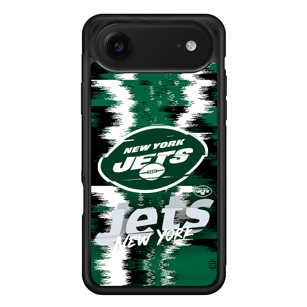 New York Jets Abstract Color iPhone 17 Air Case | Protective Case for iPhone 17 Air