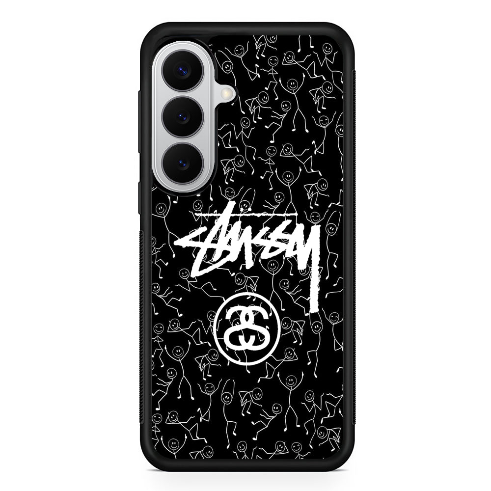 Stussy People Dancing Samsung Galaxy S26 Case | Slim Rubber Case for Samsung Galaxy S26
