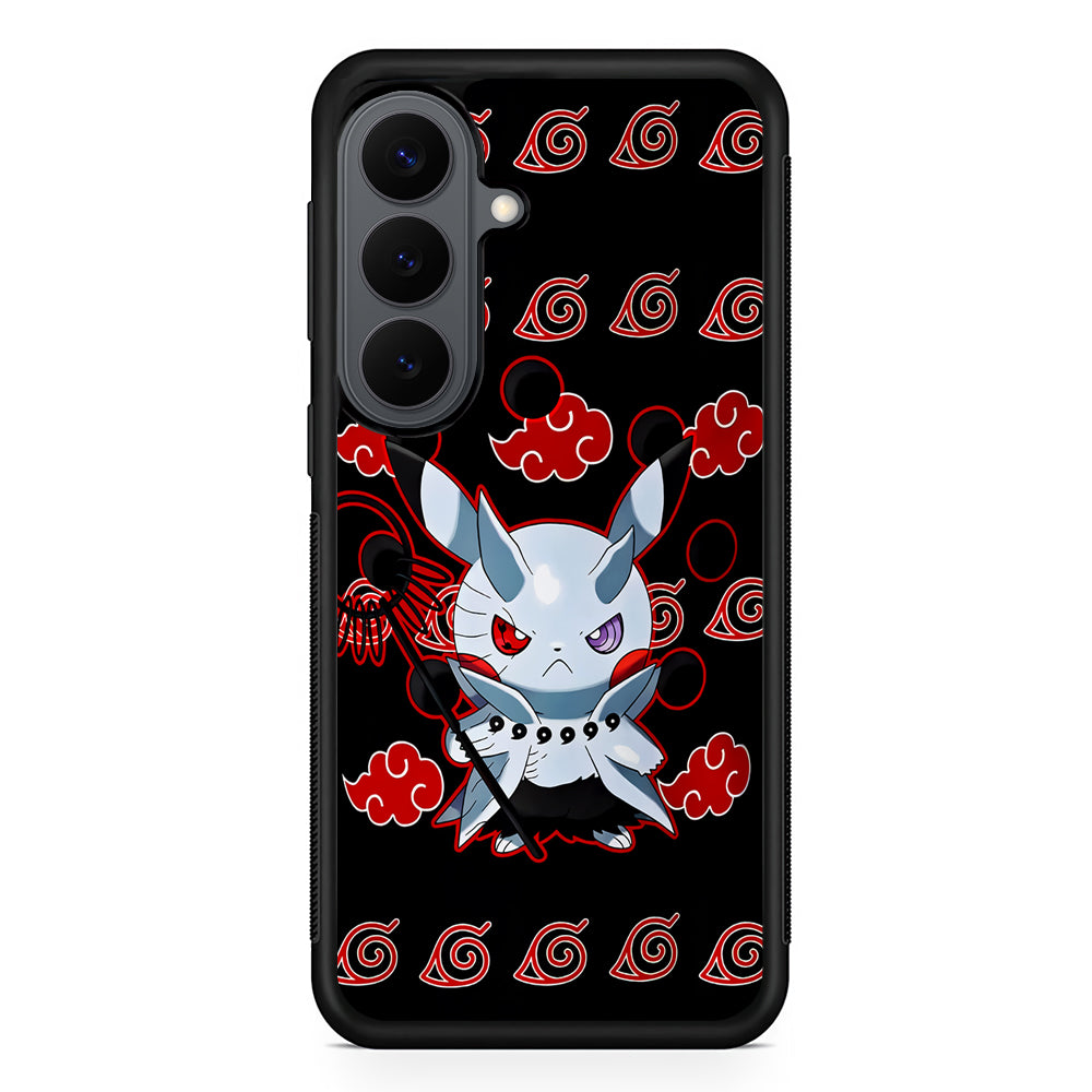 Akatsuki Pikachu Pokemon Samsung Galaxy S26 Plus Case | Slim Rubber Case for Samsung Galaxy S26 Plus