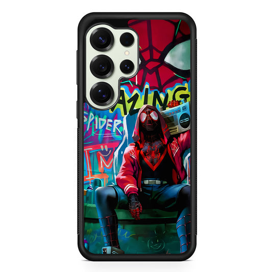 Spider-Man Hip Hop Style Samsung Galaxy S25 Ultra Case | Durable Rubber Case for Samsung Galaxy S25 Ultra