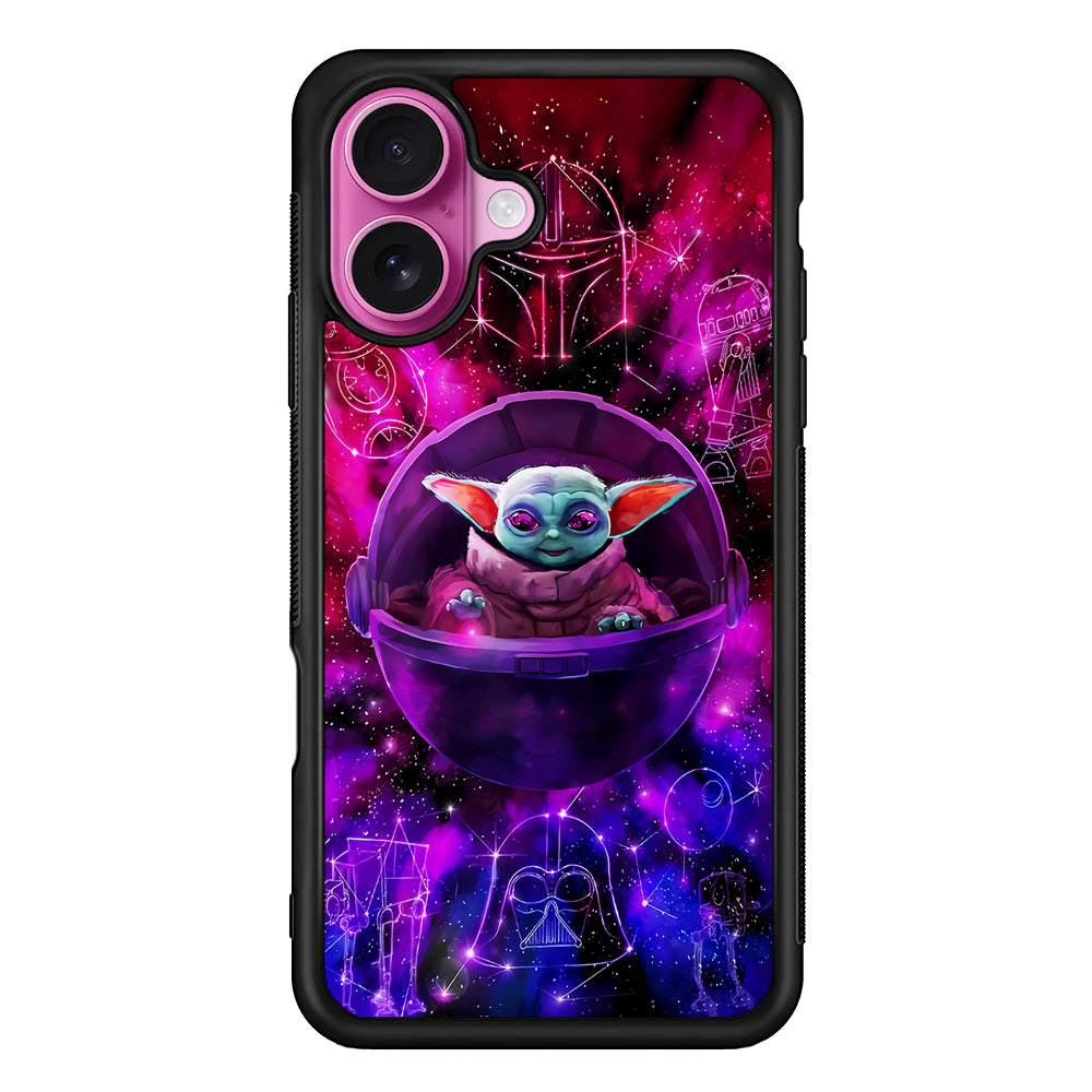 Yoda Star Wars Spacecraft iPhone 17 Case | Slim Protective Rubber Phone Cover