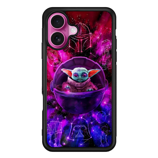 Yoda Star Wars Spacecraft iPhone 17 Case | Slim Protective Rubber Phone Cover
