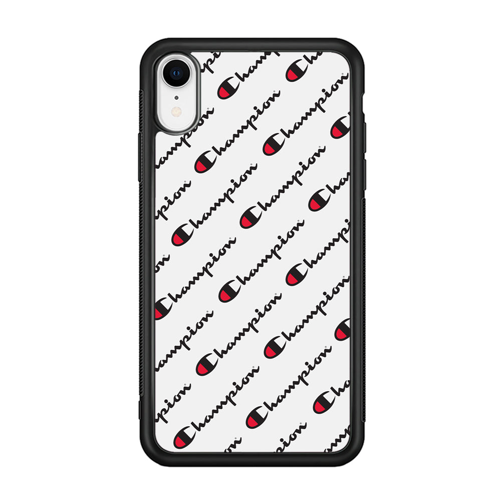 Champion Ebon-Ashgray iPhone XR Case | Slim Rubber Case for iPhone XR