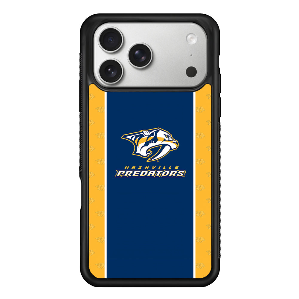 Nashville Predators Logo iPhone 17 Pro Case | Slim Rubber Case for iPhone 17 Pro