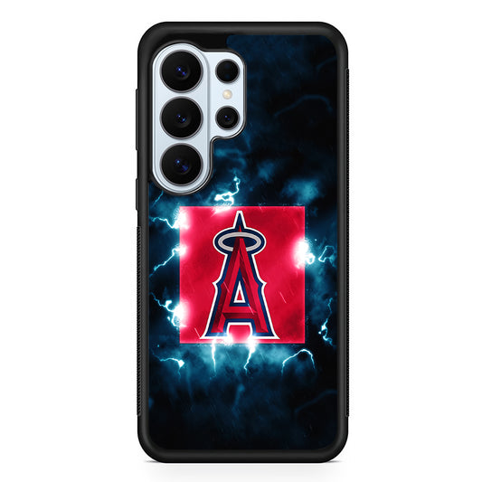 Los Angeles Angels Abstract Samsung Galaxy S26 Ultra Case | Protective Phone Cover
