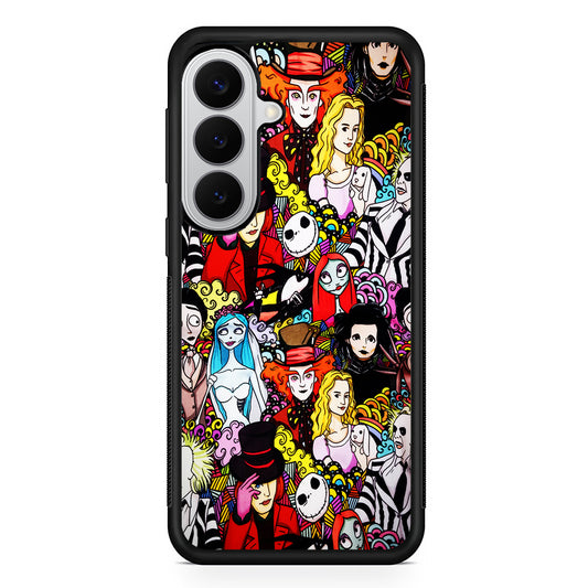 Alice in Wonderland Art Samsung Galaxy S26 Case | Protective Rubber Cover