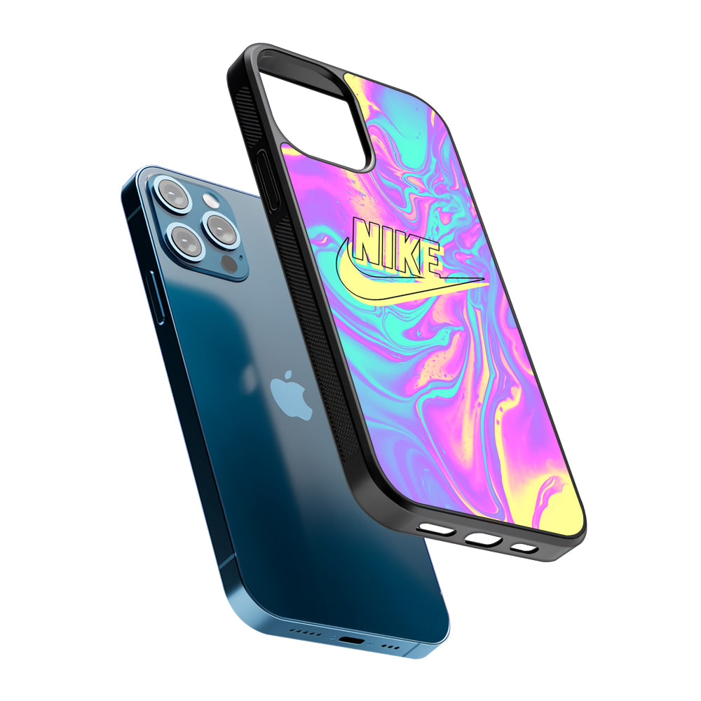 Nike Marble Liquid 2D Rubber Phone Case | Slim Protective Phone Case