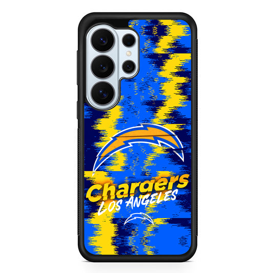Los Angeles Chargers Abstract Color Samsung Galaxy S26 Ultra Case | Protective Phone Cover