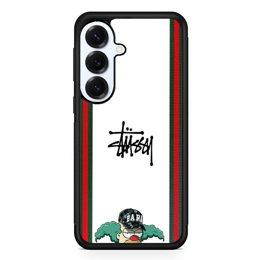 Stussy Homer Simpson Samsung Galaxy S25 Plus Case | Slim Rubber Case for Samsung Galaxy S25 Plus
