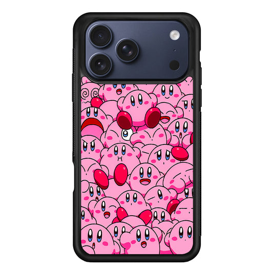 Cute Kirby Pink Aesthetic iPhone 17 Pro Max Case | Slim Protective Cover for iPhone 17 Pro Max