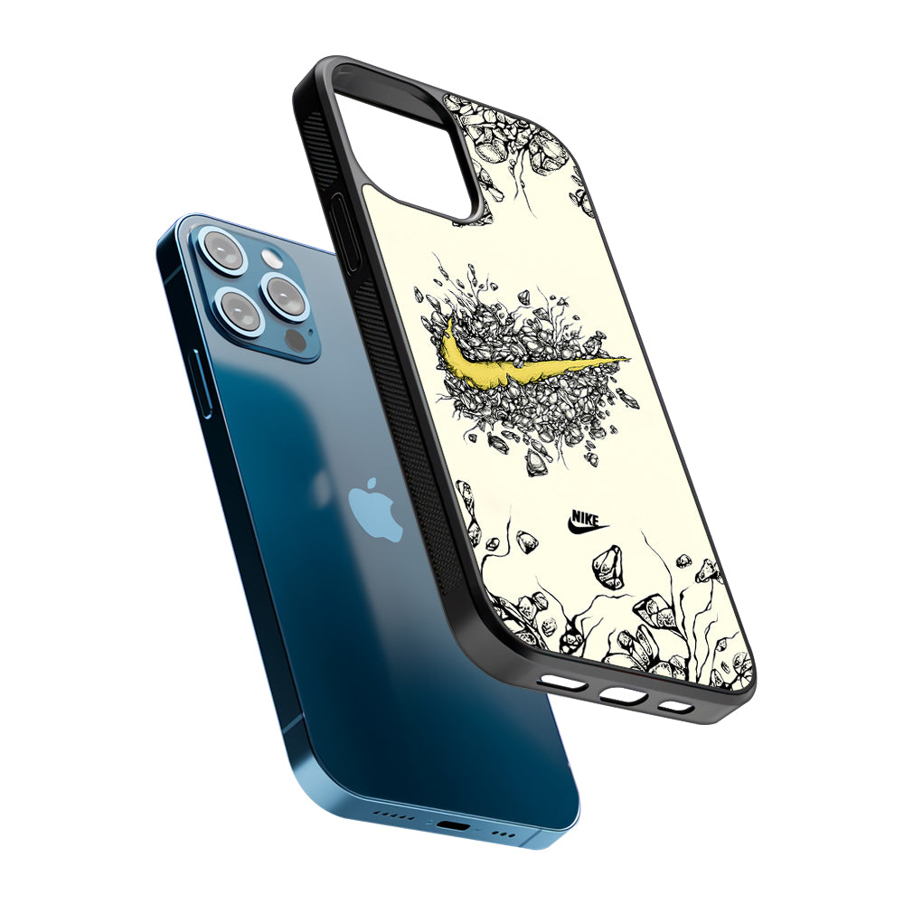 Nike Root On The Rock 2D Rubber Phone Case | Slim Protective Phone Case