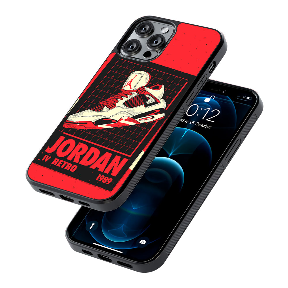 Air Jordan Poster from The Past 2D Rubber Phone Case | Slim Protective Phone Case