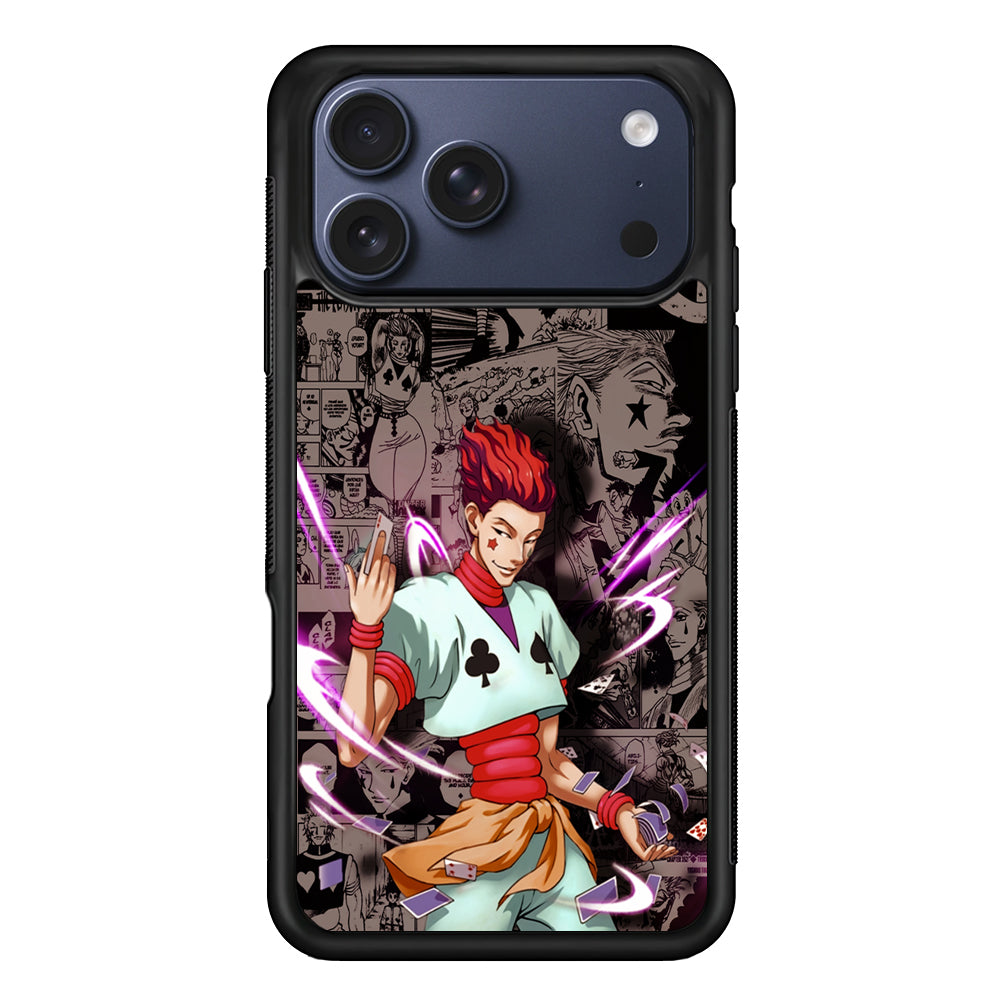 Hisoka Hunter x Hunter Comic iPhone 17 Pro Max Case | Slim Protective Cover for iPhone 17 Pro Max