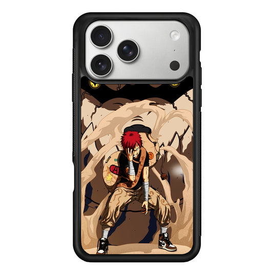 Naruto Gaara Of The Sand iPhone 17 Pro Case | Slim Rubber Case for iPhone 17 Pro