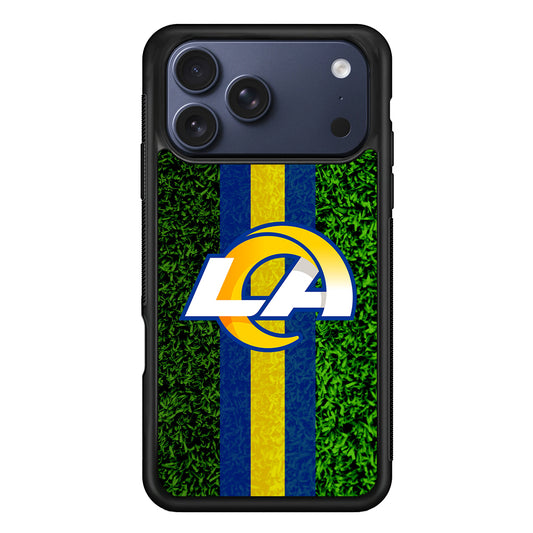 Los Angeles Rams Grassy iPhone 17 Pro Max Case | Slim Protective Cover for iPhone 17 Pro Max