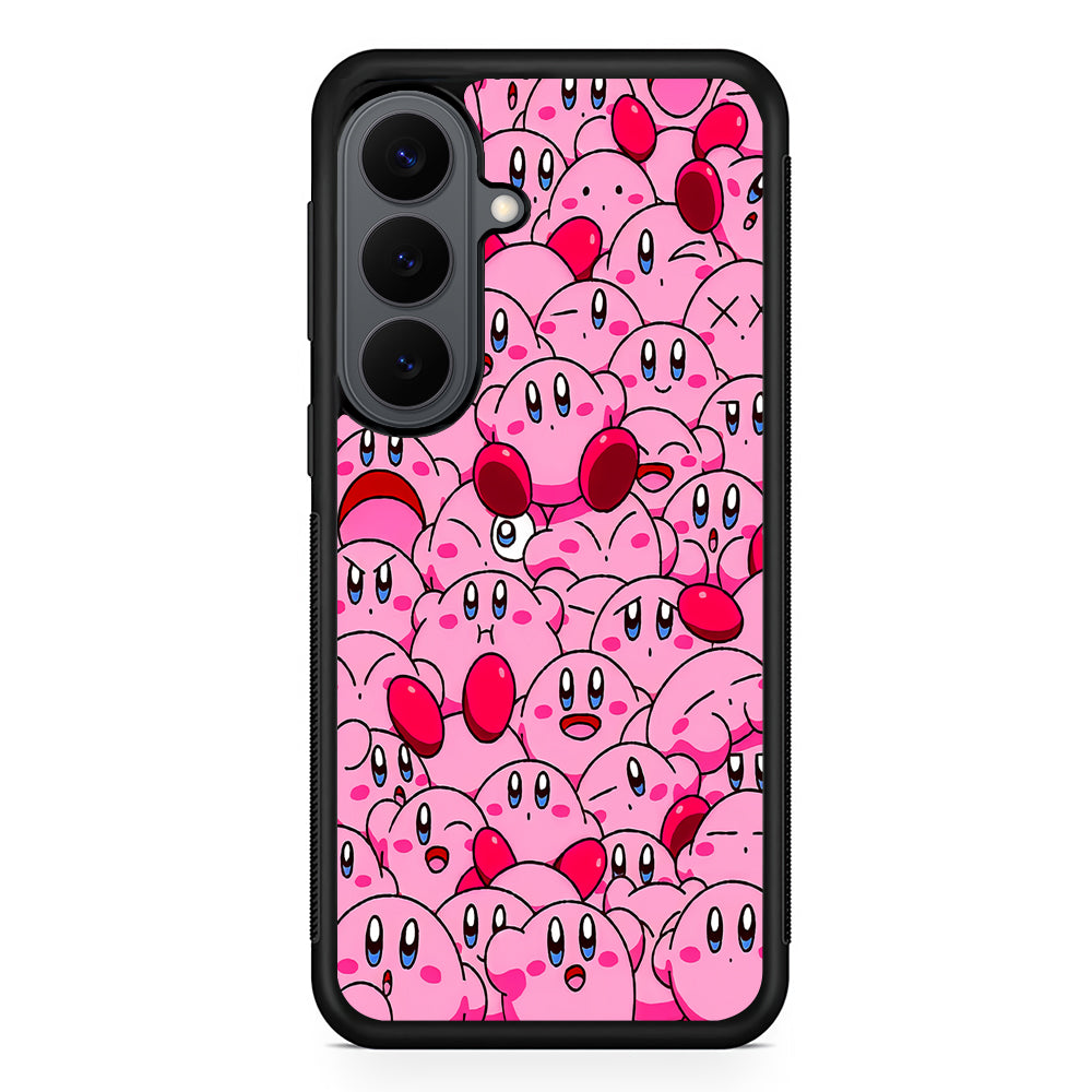 Cute Kirby Pink Aesthetic Samsung Galaxy S26 Plus Case | Slim Rubber Case for Samsung Galaxy S26 Plus