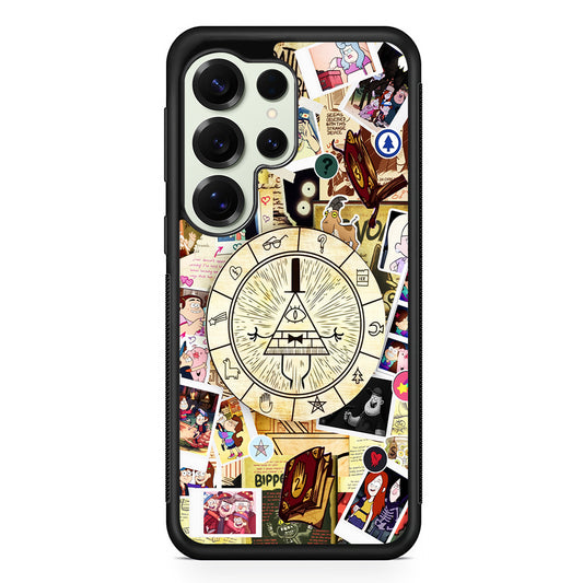 Gravity Falls Bill Cipher Wheel Samsung Galaxy S25 Ultra Case | Durable Rubber Case for Samsung Galaxy S25 Ultra