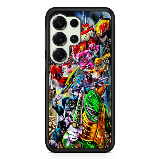 Power Rangers Squad Samsung Galaxy S25 Ultra Case | Durable Rubber Case for Samsung Galaxy S25 Ultra